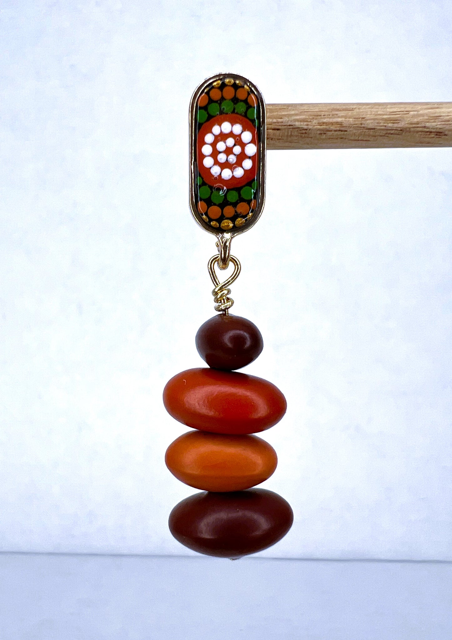 Anmatyerr Country with ininti seeds earrings